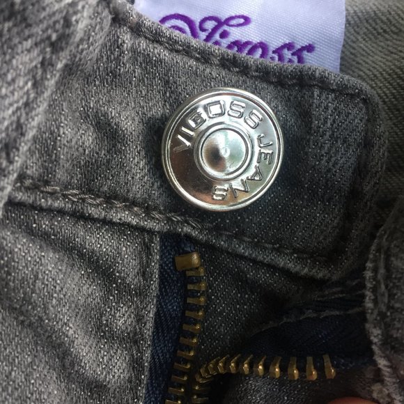 Vigoss grey wash straight leg jeans - size 7G - Picture 5 of 10